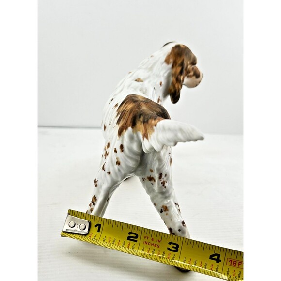 C. Martinu ENGLISH IRISH Red & White SETTER Hunting Dog Porcelain Figurine SPAIN - Picture 13 of 13